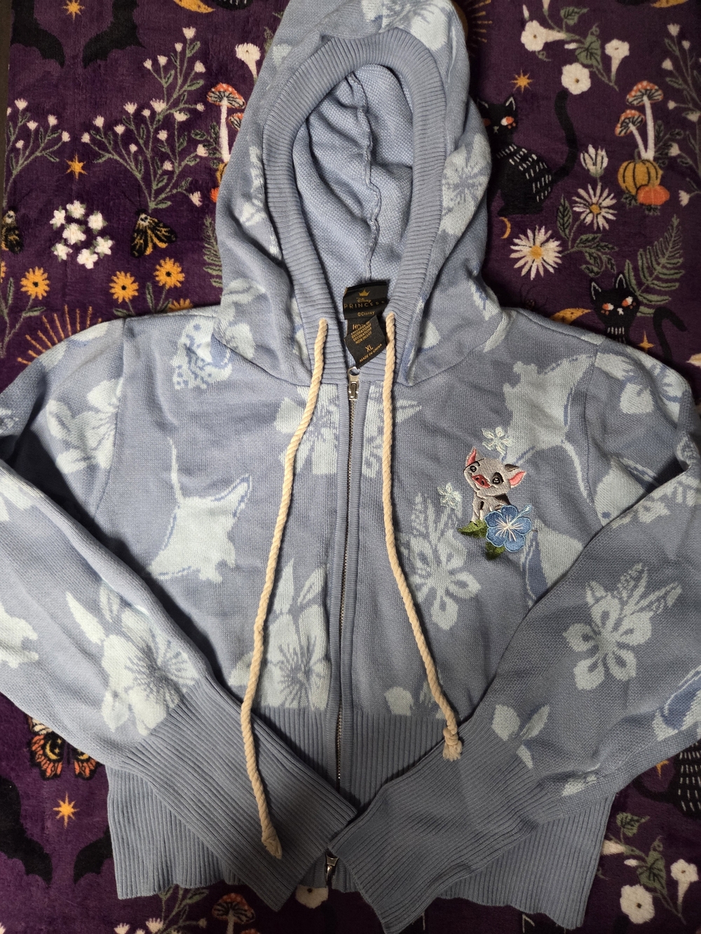 Disney Hot Hot Topic Her Universe Moana Pua Mini Hoodie / Sweater